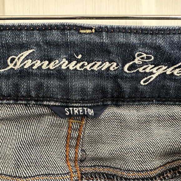 American Eagle Jeans Artist Stretch 2009  Jeans Low Rise Zip & 2 Button Size 4 - Picture 6 of 9